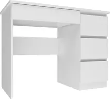 Rašomasis stalas su spintele Mijas MIJAS PR BI, 51 cm x 98 cm, 76 cm, balta sp.