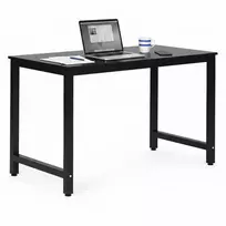 rasomasis stalas 60 - Rašomasis stalas ModernHome TH-RD-1, 120 cm x 60 cm, 75 cm, juoda sp. - 1 nuotrauka