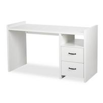 Rašomasis stalas su stalčiais LittleSky Amelia, 145 cm x 60 cm, 83 cm, balta sp.