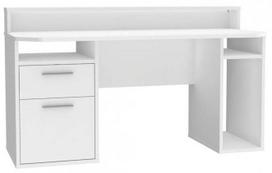 Rašomasis stalas Forte Tezaur TZRB213-Z12M, 160 cm x 91 cm, 72 cm, balta sp.