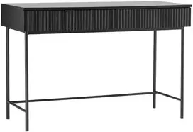 Rašomasis stalas Home4you Sequence 45160, 120 cm x 50 cm, 79 cm, juoda sp.