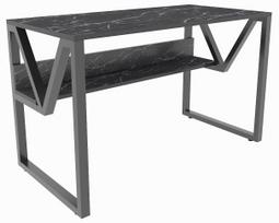 Rašomasis stalas Kalune Design Lona 875ZNA4539, 120 cm x 60 cm, 72.8 cm, juoda sp.