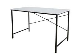 Rašomasis stalas Domoletti 53000011092, 120 cm x 60 cm, 75 cm, balta sp./juoda sp.