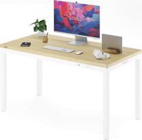 Rašomasis stalas reguliuojamo aukščio SENSE7 Manma, 160 cm x 80 cm, 75 - 120 cm, balta sp./pušies sp