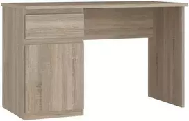 Rašomasis stalas su spintele Domoletti LSQB211L-D30F, 120 cm x 60 cm, 75.3 cm, ruda sp.