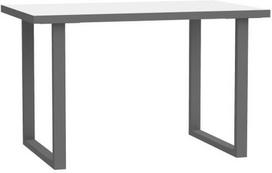 Rašomasis stalas Forte Keflavik KFLB211-120-940, 120 cm x 7.5 cm, 74.1 cm, balta sp./pilka sp.