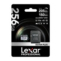 a2 kortele - Lexar 256GB Micro SDXC Professional Sidabrinis Plus UHS-I/U3/A2 4K - 5 nuotrauka