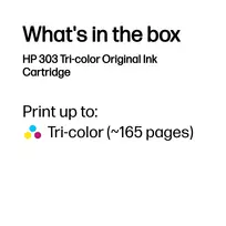kasetes hp 303 - HP 303 Tri-color Original Ink Cartridge | T6N01AE#LS3 - 9 nuotrauka