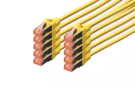 cat6a 0.5m - Tinklo kabelis Assmann, balta, 5 m - 2 nuotrauka