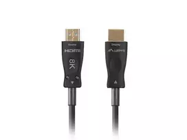 hdmi 2.1 optical - LANBERG HDMI CABLE M/M V2.1 100M 8K OPTYCZNY AOC - 2 nuotrauka
