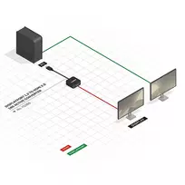 displayport 2.1 kabelis - LINDY 41068 - 3 nuotrauka