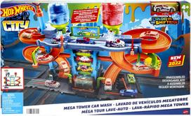 automobiliu garazas - Trasa "Hot Wheels, Bokštinė automobilių plovykla - 5 nuotrauka