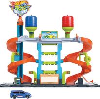 automobiliu garazas - Trasa "Hot Wheels, Bokštinė automobilių plovykla - 10 nuotrauka