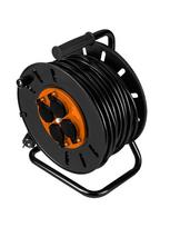kabelis 3x2,5 50 m - Neo Tools 90-175 Prailginimo kabelio ritė 50m, 3x2.5mm2 Juoda (Black) - 7 nuotrauka