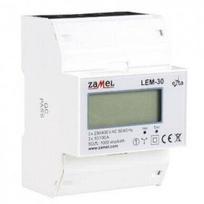 elektros skaitiklis - Zamel Skaitiklis elektros 3F LEM-50 100A - 2 nuotrauka