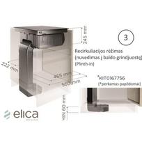 elica nikolatesla - Gartraukio priedas ELICA Recycling kit plinth-in for Nikolatesla FIT - 2 nuotrauka
