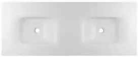 Besco Akya Classic vonios spintelė su praustuvu, Juoda/Balta (Black/White)