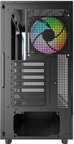 atx case - Montech XR Midi-Tower Juodas (Black) - 2 nuotrauka