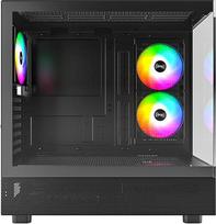 atx case - Montech XR Midi-Tower Juodas (Black) - 4 nuotrauka