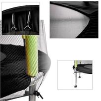 batutas 140 cm - Vaikiškas batutas, 140 cm, su tinklu, žalias (Green) - 3 nuotrauka