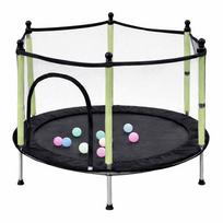batutas 140 cm - Vaikiškas batutas, 140 cm, su tinklu, žalias (Green) - 4 nuotrauka