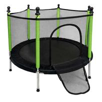 batutas 140 cm - Vaikiškas batutas, 140 cm, su tinklu, žalias (Green) - 7 nuotrauka