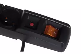 surge protector - HSK Data Surge Protector 8 Outlet Black 1.8m - 4 nuotrauka