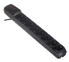 surge protector - HSK Data Surge Protector 8 Outlet Black 1.8m - 5 nuotrauka