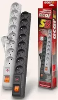 surge protector - HSK Data Surge Protector 8 Outlet Black 1.8m - 6 nuotrauka