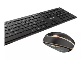 klaviatura slim - CHERRY DW 9100 SLIM Klaviatūra su pele, Juoda (Black) - 3 nuotrauka