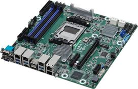 am5 b650 pagrindine plokste - Asrock B650D4U-2L2T/BCM motherboard AMD B650 Express Socket AM5 micro ATX B650D4U-2L2T/BCM - 5 nuotrauka