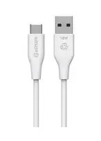 usb type c laidas 2 m - eSTUFF INFINITE ES605270 USB-C į USB-A kabelis 2m Balta (White) - 2 nuotrauka