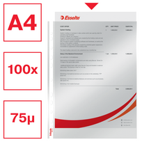 imautes a4 100vnt - Įmautės Esselte, A4, 75 mikr., blizgios (100) 0809-105 - 4 nuotrauka