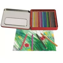 spalvoti piestukai faber - Faber-Castell Jumbo Grip Spalvoti akvareliniai pieštukai, 16 spalvų - 3 nuotrauka