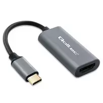 hdmi i usb 3 0 adapteris - Qoltec USB-C į HDMI 4K 60Hz adapteris Juodas (Black) - 3 nuotrauka