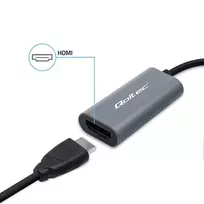 hdmi i usb 3 0 adapteris - Qoltec USB-C į HDMI 4K 60Hz adapteris Juodas (Black) - 9 nuotrauka