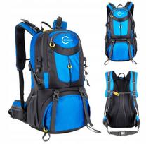 vandeniui atspari kuprine - Carruzzo K403M Žygių kuprinė, 50L, mėlyna (Blue) - 3 nuotrauka