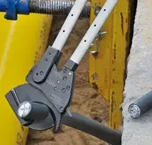 elektronikos su - Elektronikos galinių dalių pjovimo žnyplės laidams Knipex 95 32 060, 630 mm - 2 nuotrauka