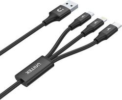 micro usb cable - HQ 3in1 Universal Charger Set Travel USB/Car USB/Micro USB Cable White - 2 nuotrauka