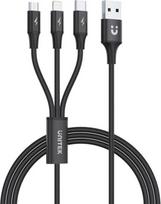 micro usb cable - HQ 3in1 Universal Charger Set Travel USB/Car USB/Micro USB Cable White - 3 nuotrauka