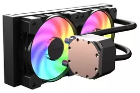 vandens ausintuvas - LC-Power LC-CC-240-B-ARGB Juodas (Black) Kompiuterio Aušinimo Sistema - 5 nuotrauka