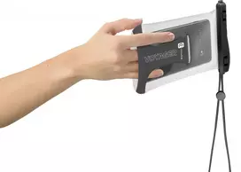 deklas telefonui atsparus vandeniui - Cellularline Voyager vandeniui atsparus, universalus, juodas - 2 nuotrauka