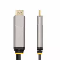 hdmi hdmi kabelis 15m - StarTech 30ft (9.15m) USB-C to HDMI 2.0 Active Optical Cable, 4K 60Hz Juodas (Black) - 7 nuotrauka