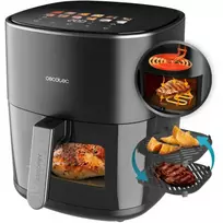 karsto oro gruzdintuve - Cecotec Cecofry&Grill Duoheat 6500 Juodas (Black) - 2 nuotrauka