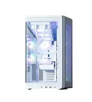 argb ventiliatoriai - Zalman P60 kompiuterio korpusas, Midi-Tower, 5x ARGB ventiliatoriai, balta (White) - 4 nuotrauka