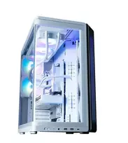 argb ventiliatoriai - Zalman P60 kompiuterio korpusas, Midi-Tower, 5x ARGB ventiliatoriai, balta (White) - 5 nuotrauka