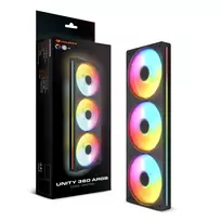 fan argb 3 - Cougar Unity360-FB 360 ARGB PWM Black - 2 nuotrauka