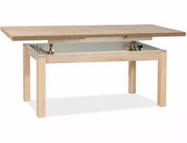 staliukas oak - Signal Meble Table Kleopatra 124x64cm Sonoma Oak - 2 nuotrauka