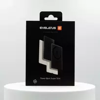 power bank wireless - Evelatus EVEP03PBSSB 3000mAh Power Bank Super Slim with Wireless Charging, juodas - 5 nuotrauka