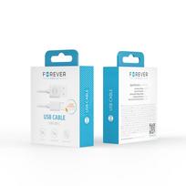 usb c to usb a white - Forever Universal USB To Type-C Qualcom Quick Charge Cable 1m White - 2 nuotrauka